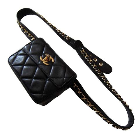 chanel vip belt bag black|chanel belt bag 2022.